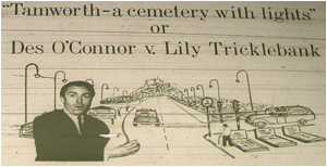 Tamworth Herald &ndash; 07/02/69 - &ldquo;Tamworth is a cemetery with lights&rdquo; - Des O&rsquo;Connor reference to Tamworth during a Birmingham pantomime.